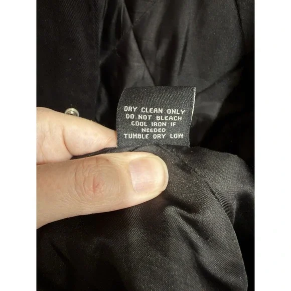 Vintage Y2K Blue Axes Snap Bomber Jacket Skulls Size XL - Picture 7 of 12